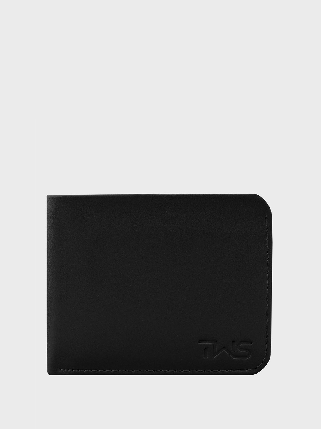 

The Wallet Store Men Leather Two Fold Wallet, Black