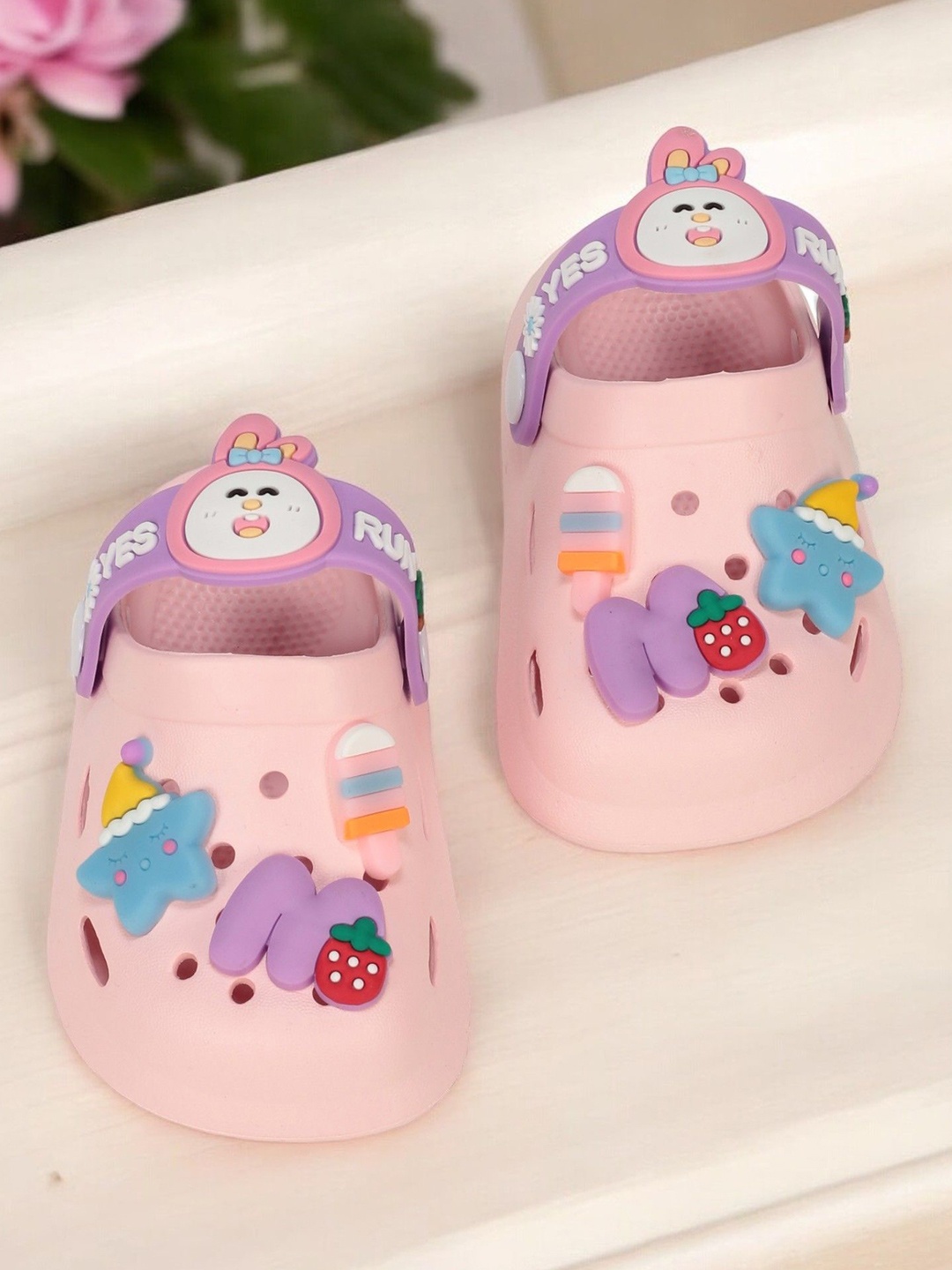 

Lil Lollipop Kids Anti Slip Clogs, Pink