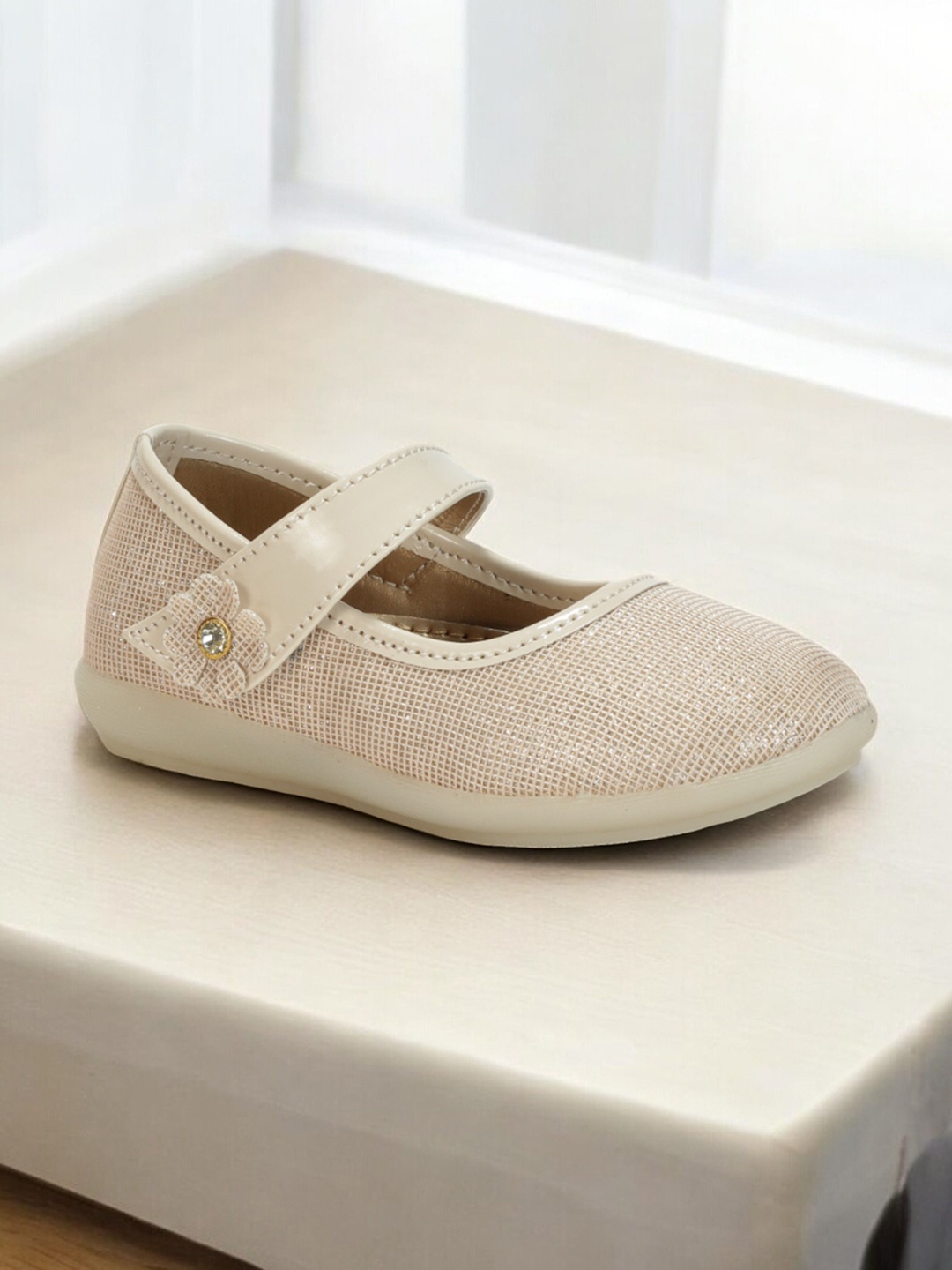 

Lil Lollipop Girls Ballerinas Flats, Beige