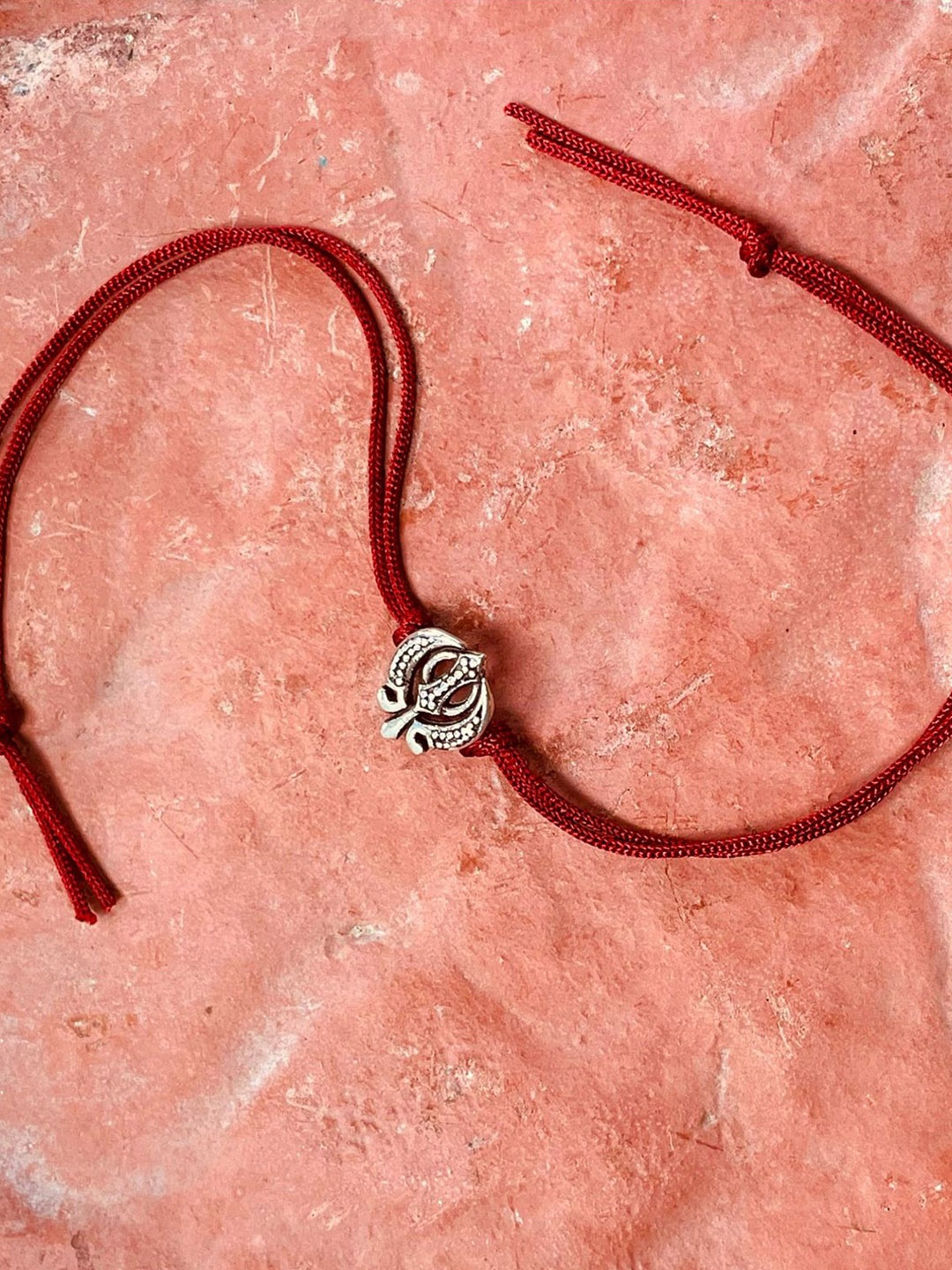 

trueBrowns 925 Sterling Silver Khanda Thread Rakhi