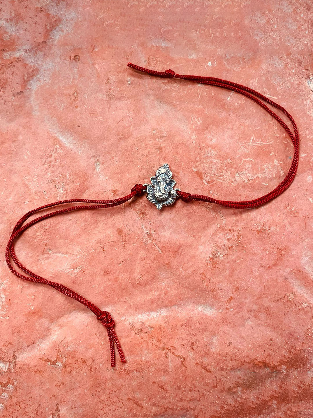 

trueBrowns 925 Sterling Silver Lord Ganesh Idol Thread Rakhi