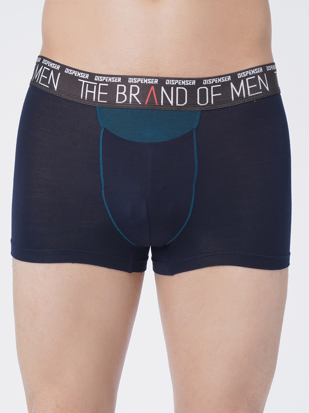 

DISPENSER Men Mid-Rise Trunks S4-Trunk-Navy-M, Navy blue