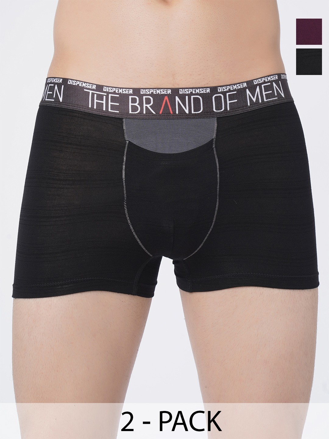 

DISPENSER Pack Of 2 Mid-Rise Trunks S4-Trunk-Black-Wine-M