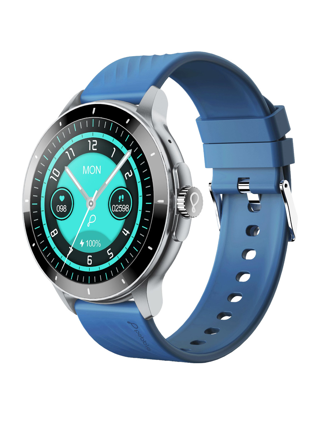 

pebble Bluetooth Smart Watch, Blue