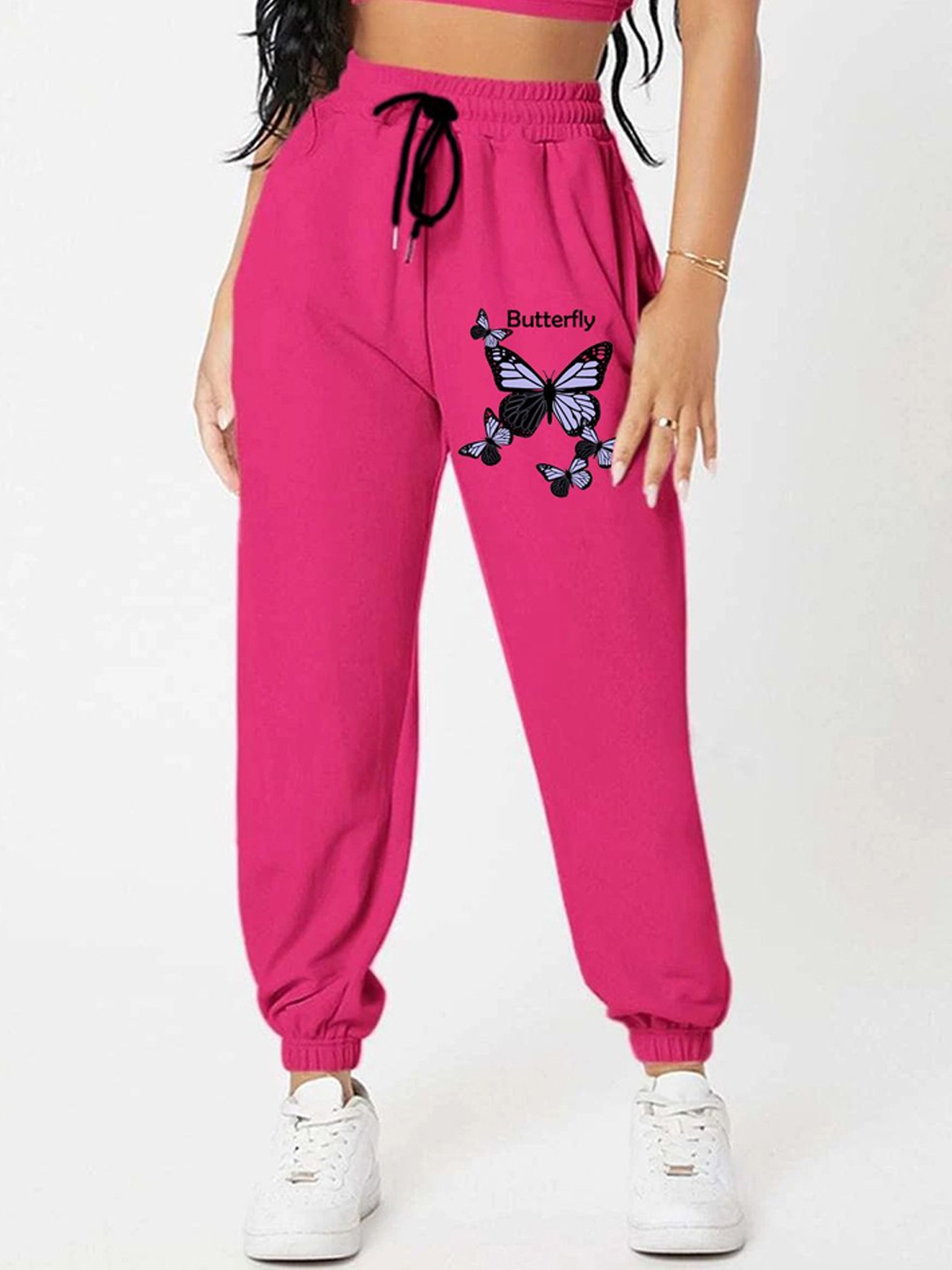 

TABADTOD Women Relaxed Joggers Trousers, Pink