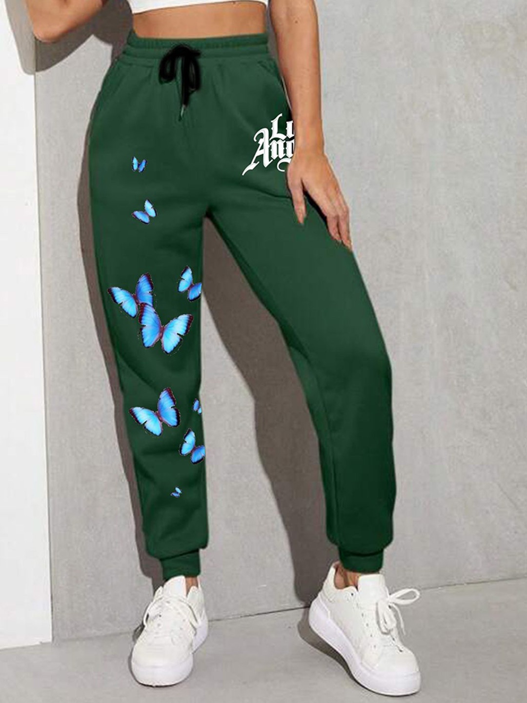 

TABADTOD Women Slim Fit Relaxed Joggers Trousers, Green