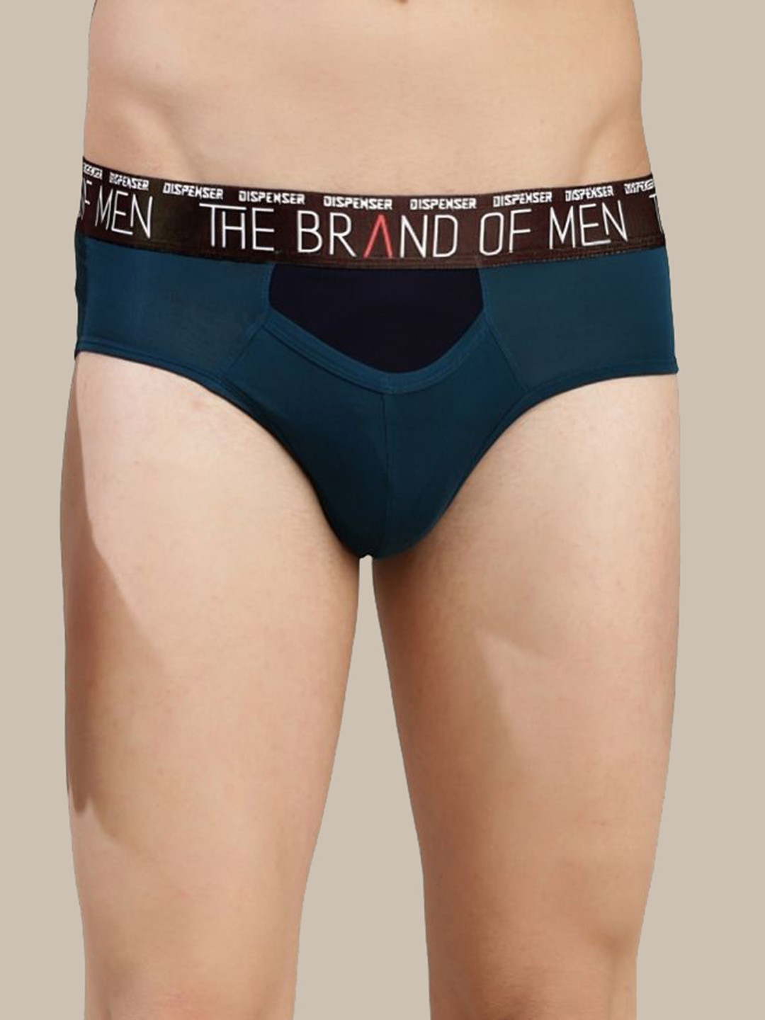 

DISPENSER Men Mid Rise Basic Briefs S4-Brief-Airforce-M, Teal