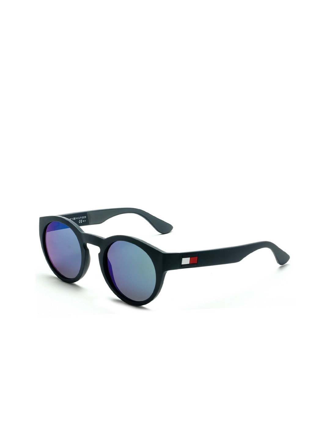 

Tommy Hilfiger Unisex Round Sunglasses with UV Protected Lens 1555, Grey