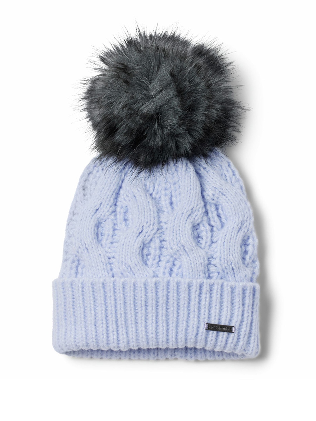 

Columbia Boundless Days Women Cable Knit Pom Beanie, Purple
