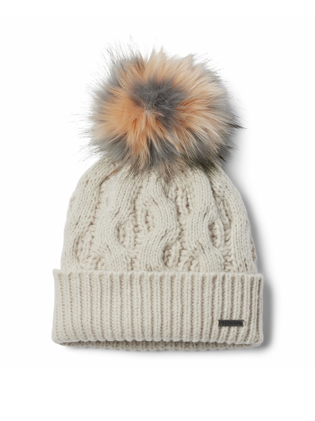 

Columbia Women Boundless Days Cable Knit Pom Beanie, Brown