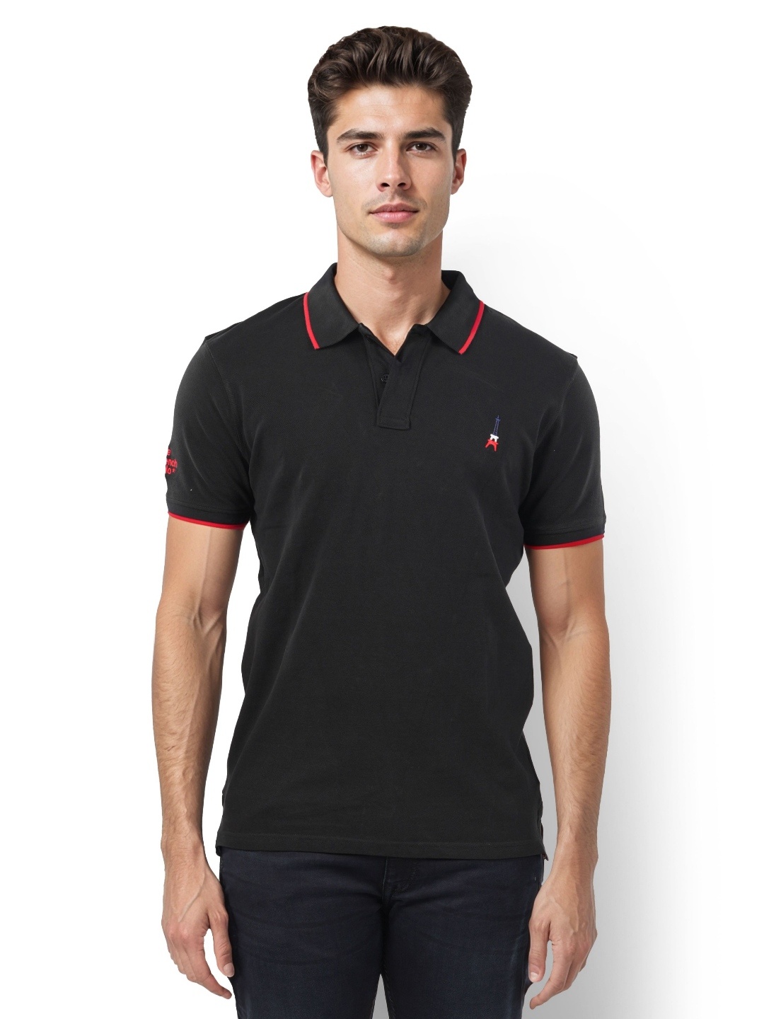 

Celio Men Polo Collar T-shirt, Black