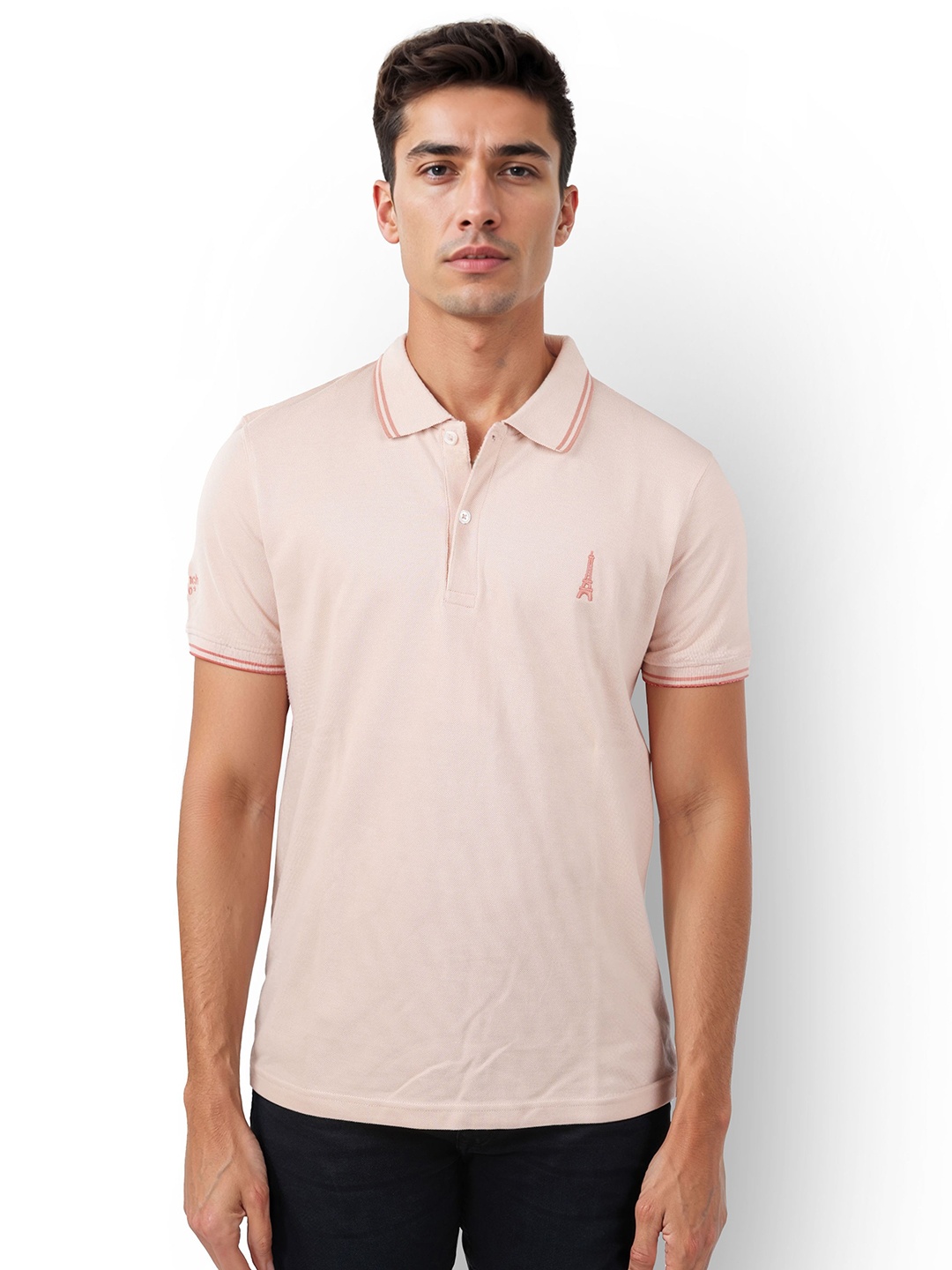 

Celio Men Polo Collar T-shirt, Pink