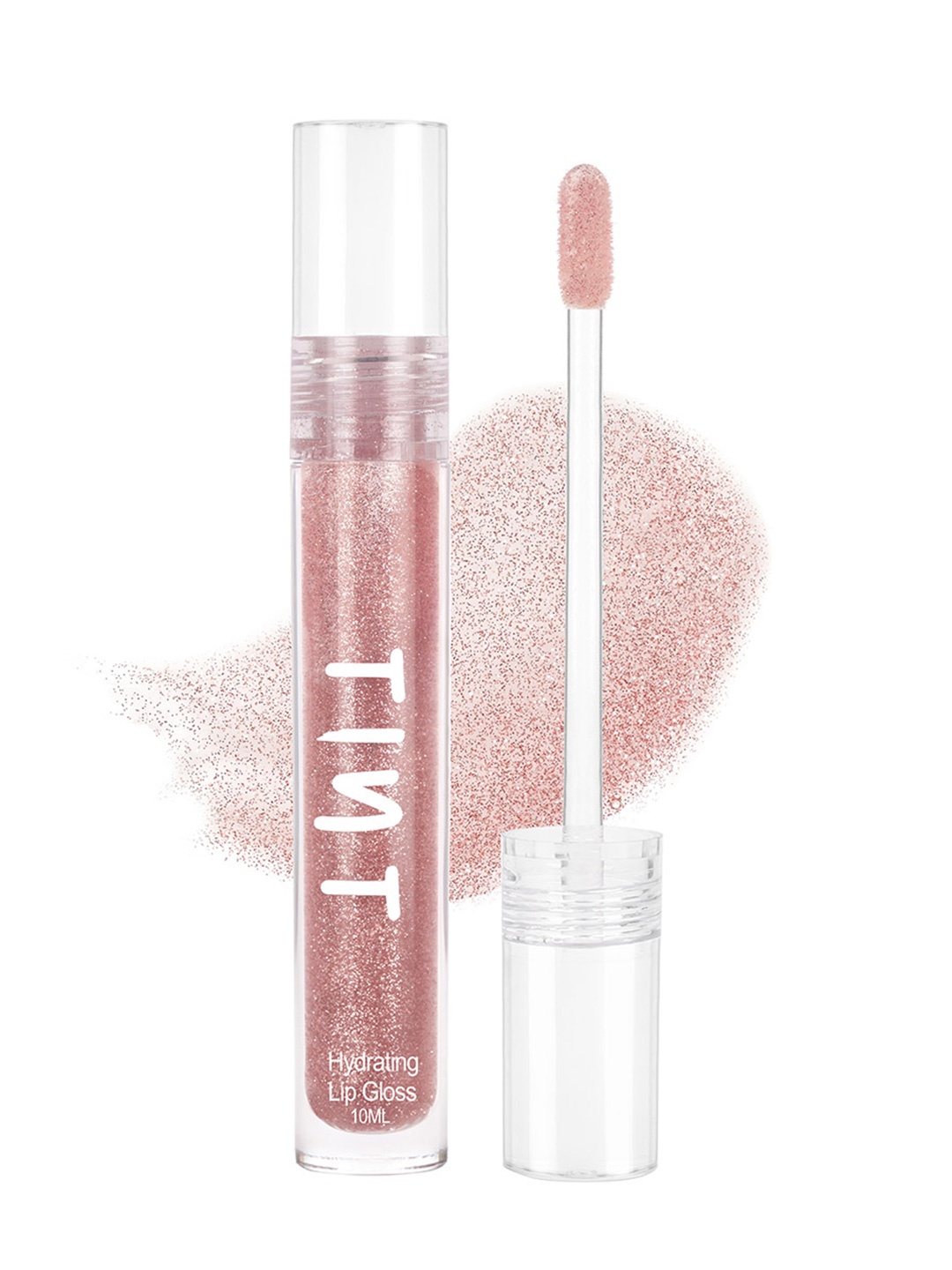 

Tint Cosmetics Hydrating Lip Gloss With Vitamin E - 10ml - Pixie Dust, Rose gold
