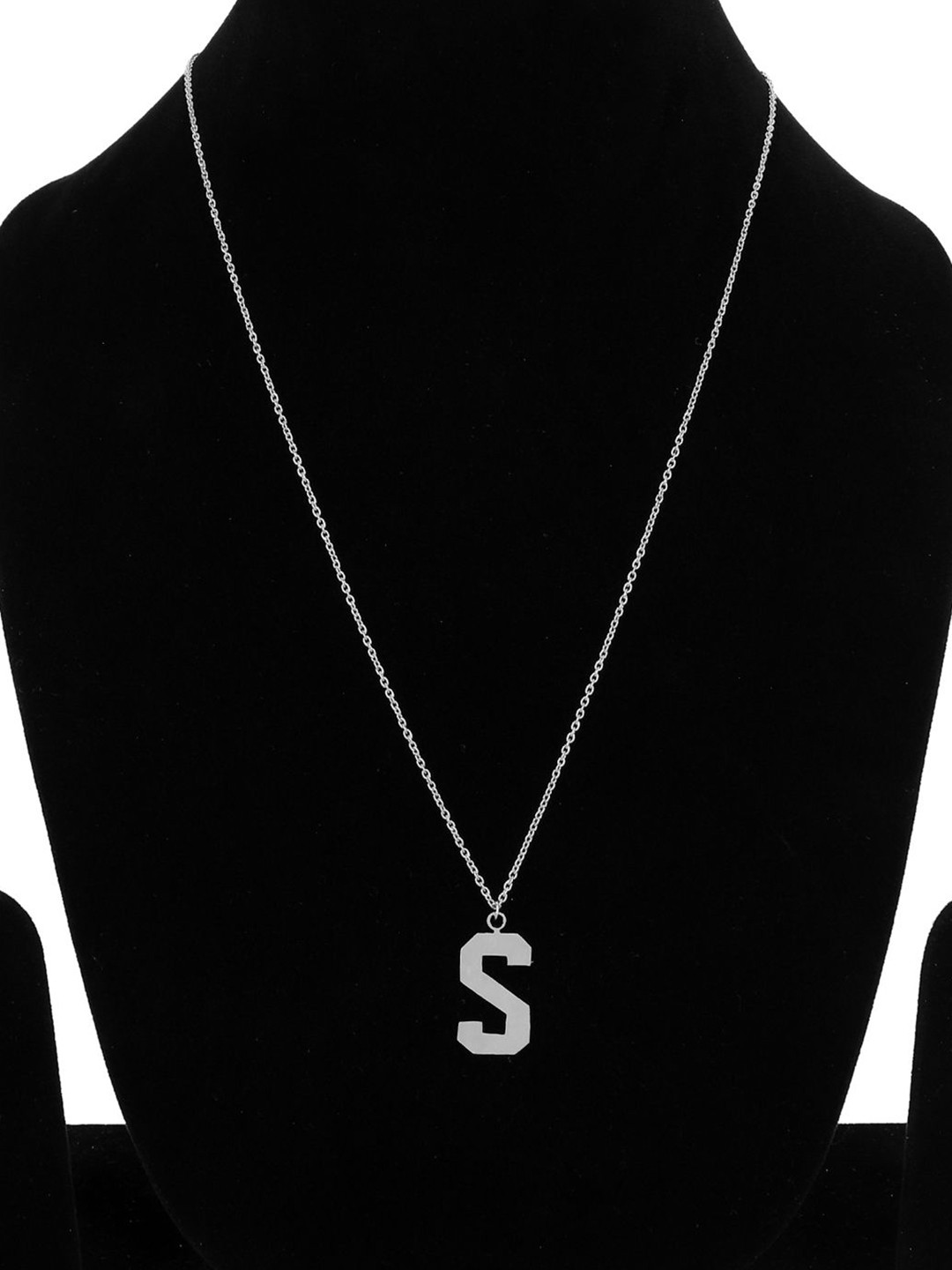 

Goldnera 925 Sterling Silver Alphabet S Pendant With Chain