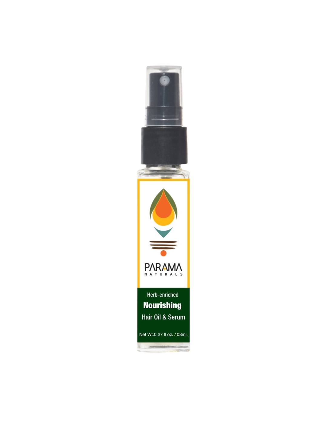 

Parama Naturals Nourishing Herb-Enriched Hair Oil with Amla & Brahmi - 8 ml, White