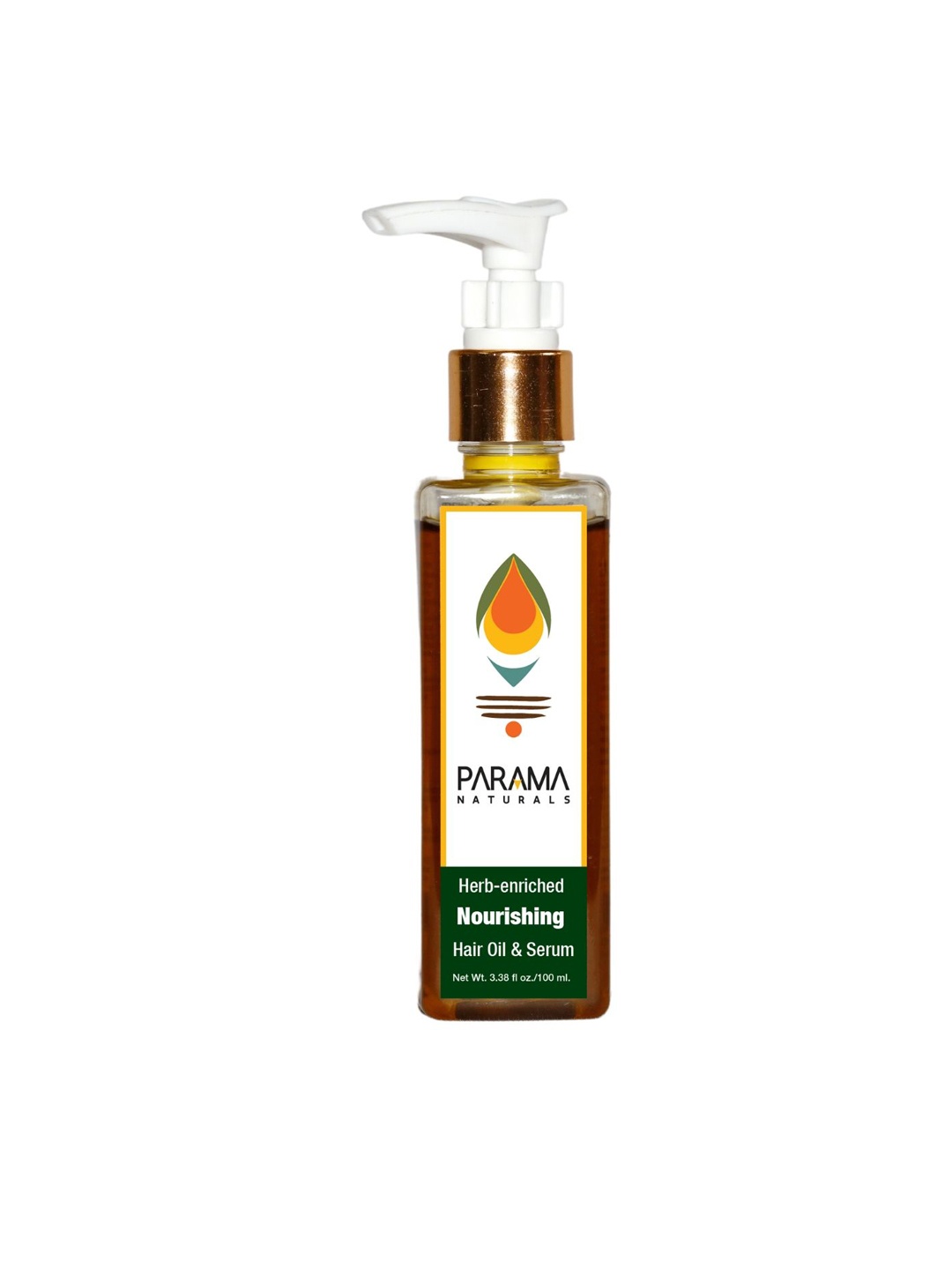 

Parama Naturals Nourishing Herb-Enriched Hair Oil with Amla & Brahmi - 100 ml, White