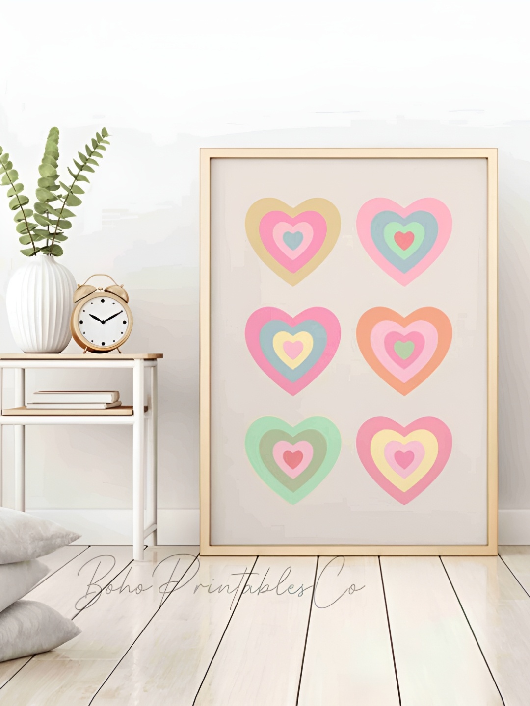 

SAF Brown & Pink Wooden Paintings Wall Art
