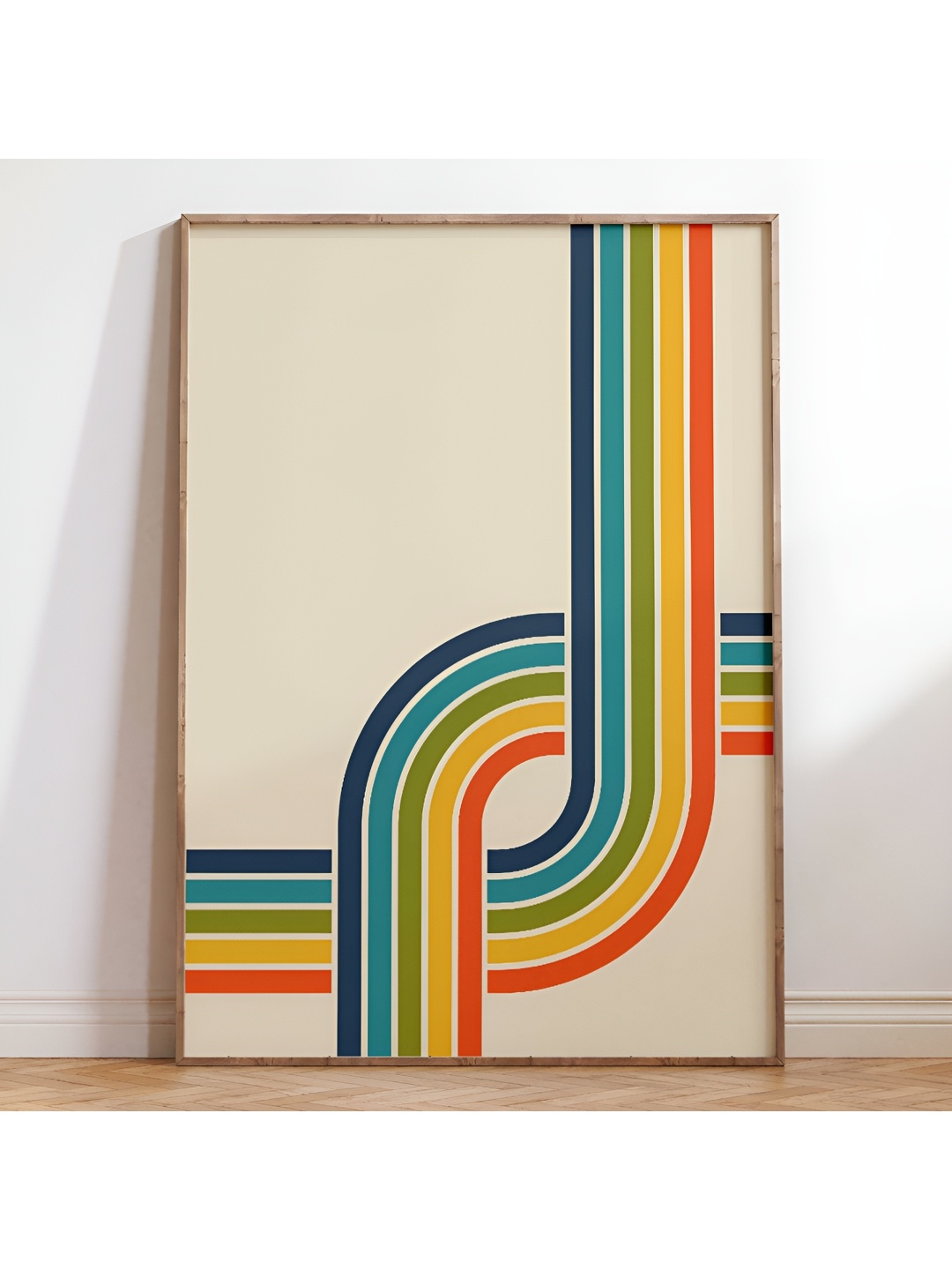 

SAF Blue & Yellow Wooden Paintings Wall Art