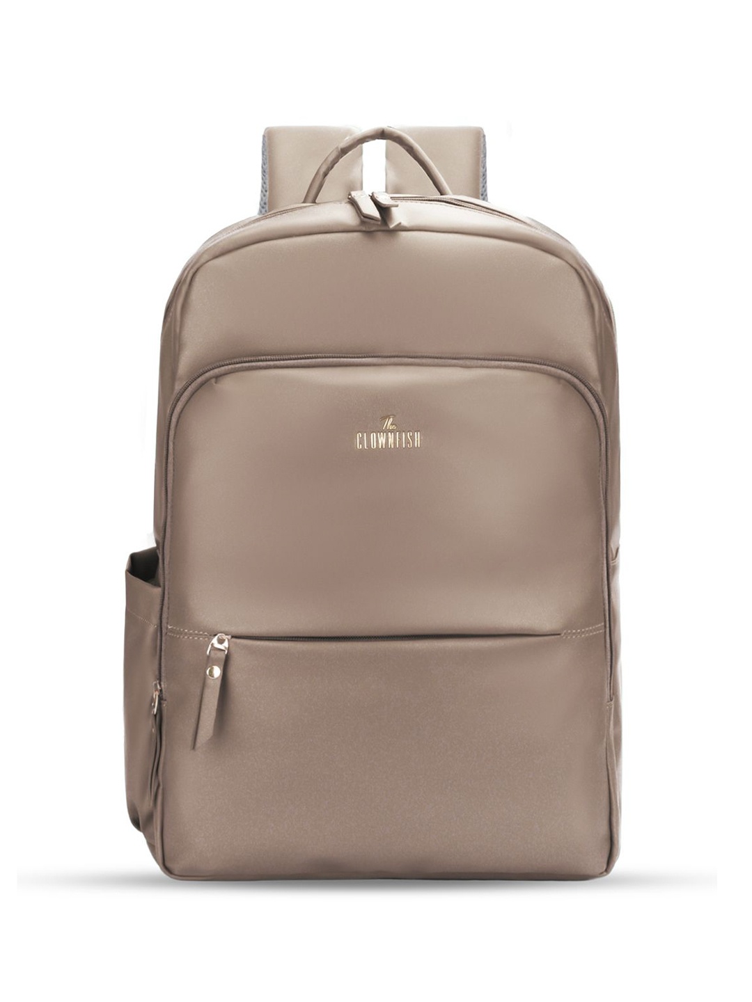 

THE CLOWNFISH Women Elegance Collection Vegan Leather Backpack, Nude
