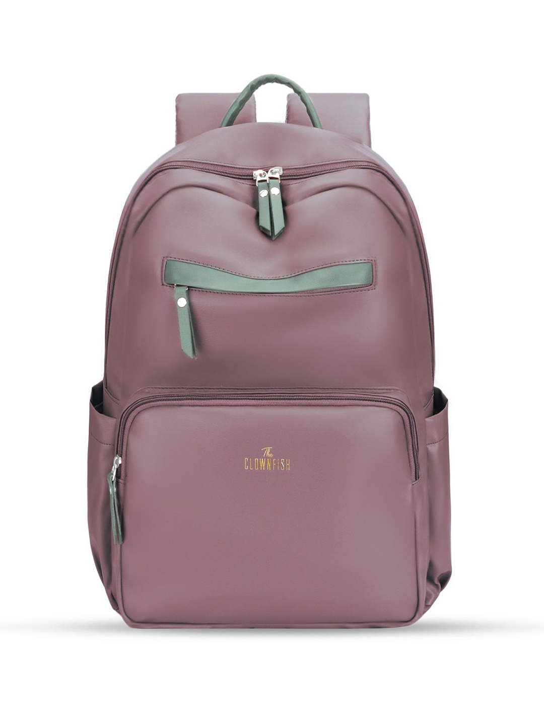 

THE CLOWNFISH Stellar Women Solid Backpacks, Mauve