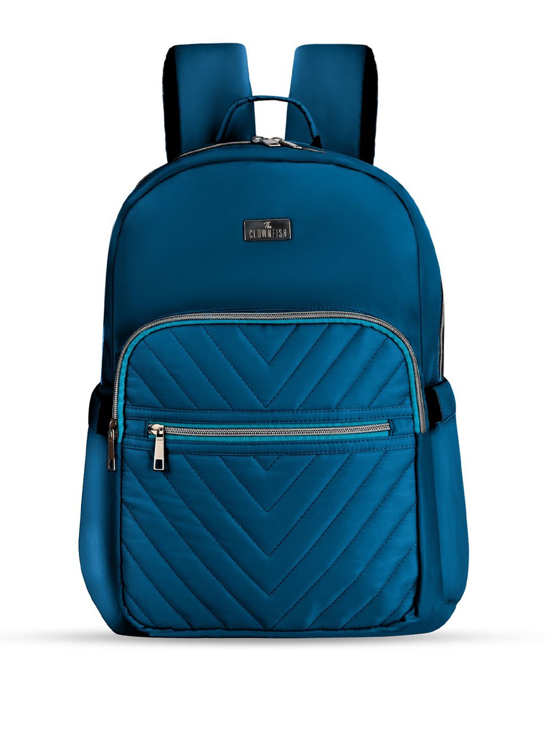 

THE CLOWNFISH Ethereal Solid Backpacks, Teal