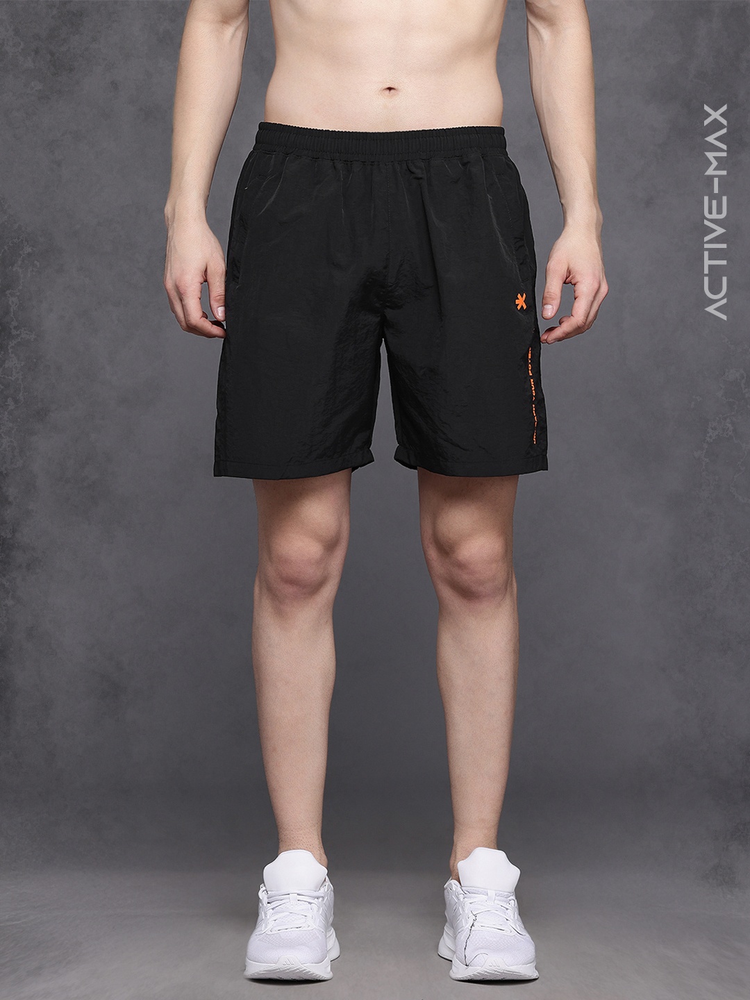 

HRX by Hrithik Roshan Men Rapid-Dry Training Shorts, Black