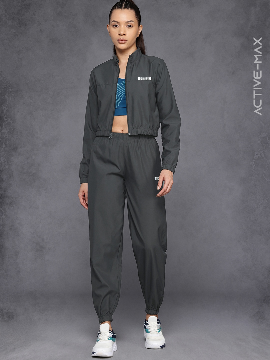 

HRX by Hrithik Roshan Women Rapid Dry Training Tracksuit, Olive