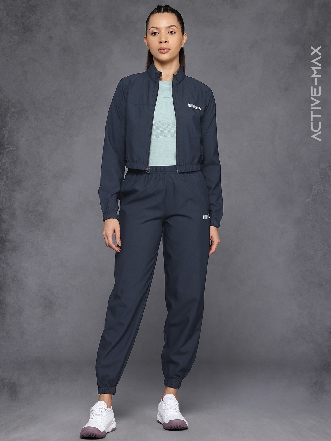 

HRX by Hrithik Roshan Women Rapid Dry Training Tracksuit, Navy blue
