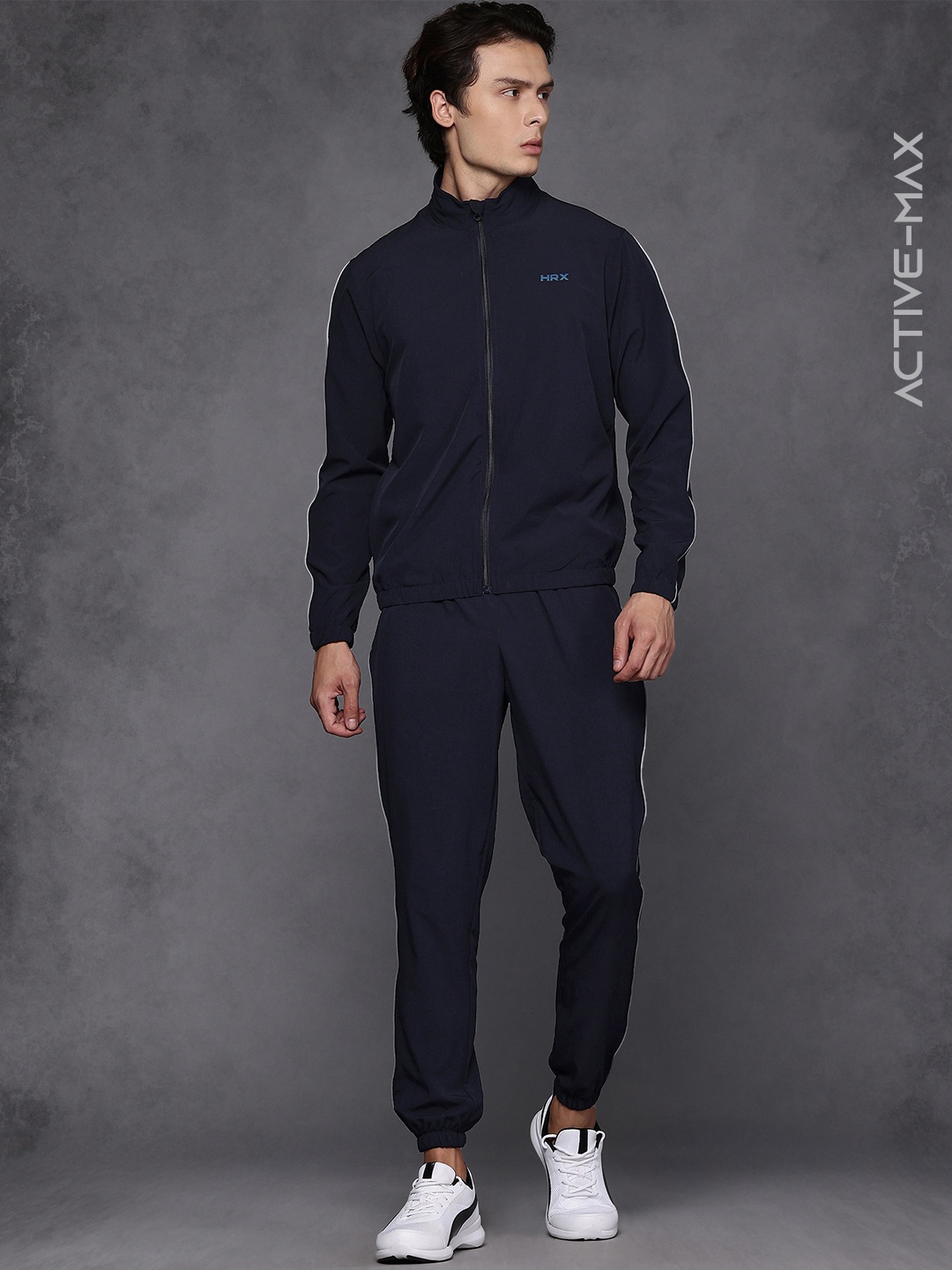 

HRX by Hrithik Roshan Men Running Tracksuit, Black
