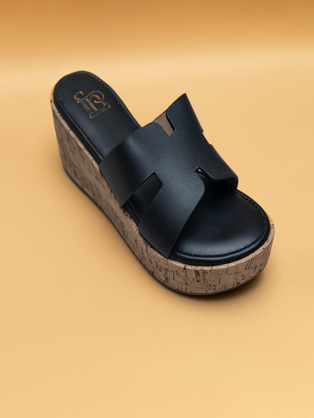 

Fancy Nancy Women Open Toe Wedges Sandals, Black