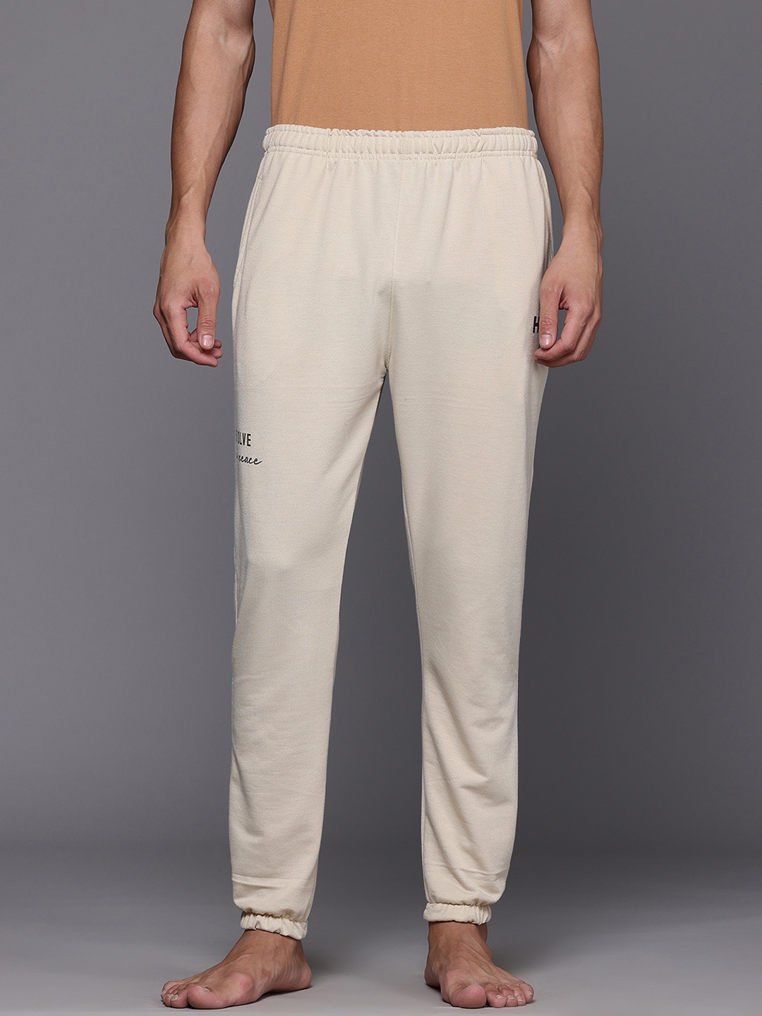 

HRX by Hrithik Roshan Men Yoga Track Pants, Beige