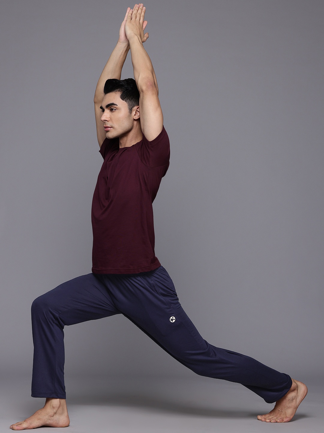 

HRX by Hrithik Roshan Men Yoga Track Pants, Navy blue