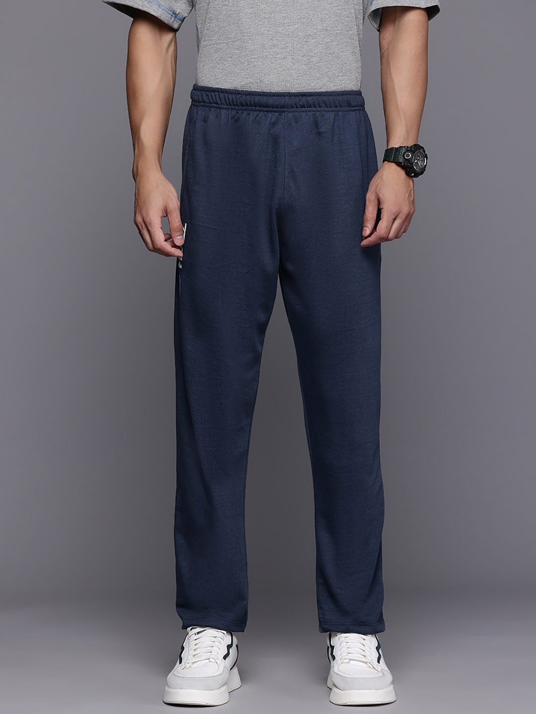 

HRX by Hrithik Roshan Men Lifestyle Track Pants, Navy blue
