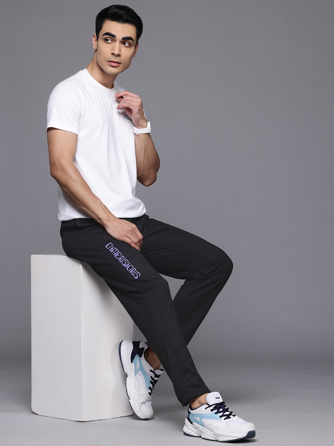 

HRX by Hrithik Roshan Men Lifestyles Track Pants, Black