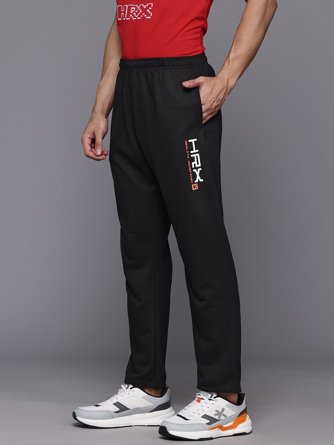 

HRX by Hrithik Roshan Men Lifestyle Track Pants, Black