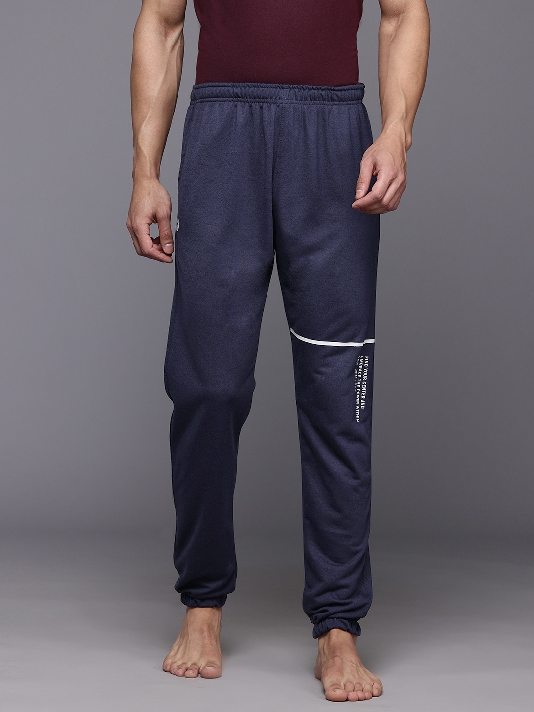 

HRX by Hrithik Roshan Men Yoga Joggers, Navy blue