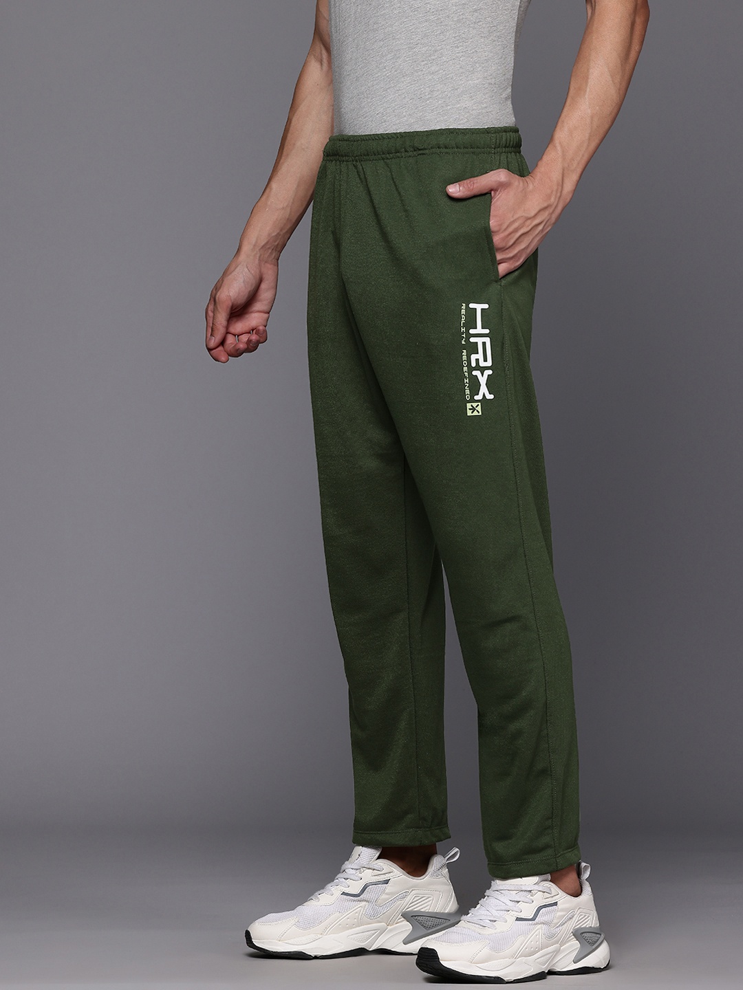 

HRX by Hrithik Roshan Men Lifestyle Track pants, Green
