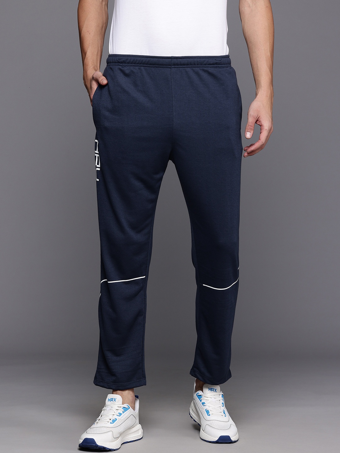 

HRX by Hrithik Roshan Men Lifestyle Track Pants, Navy blue