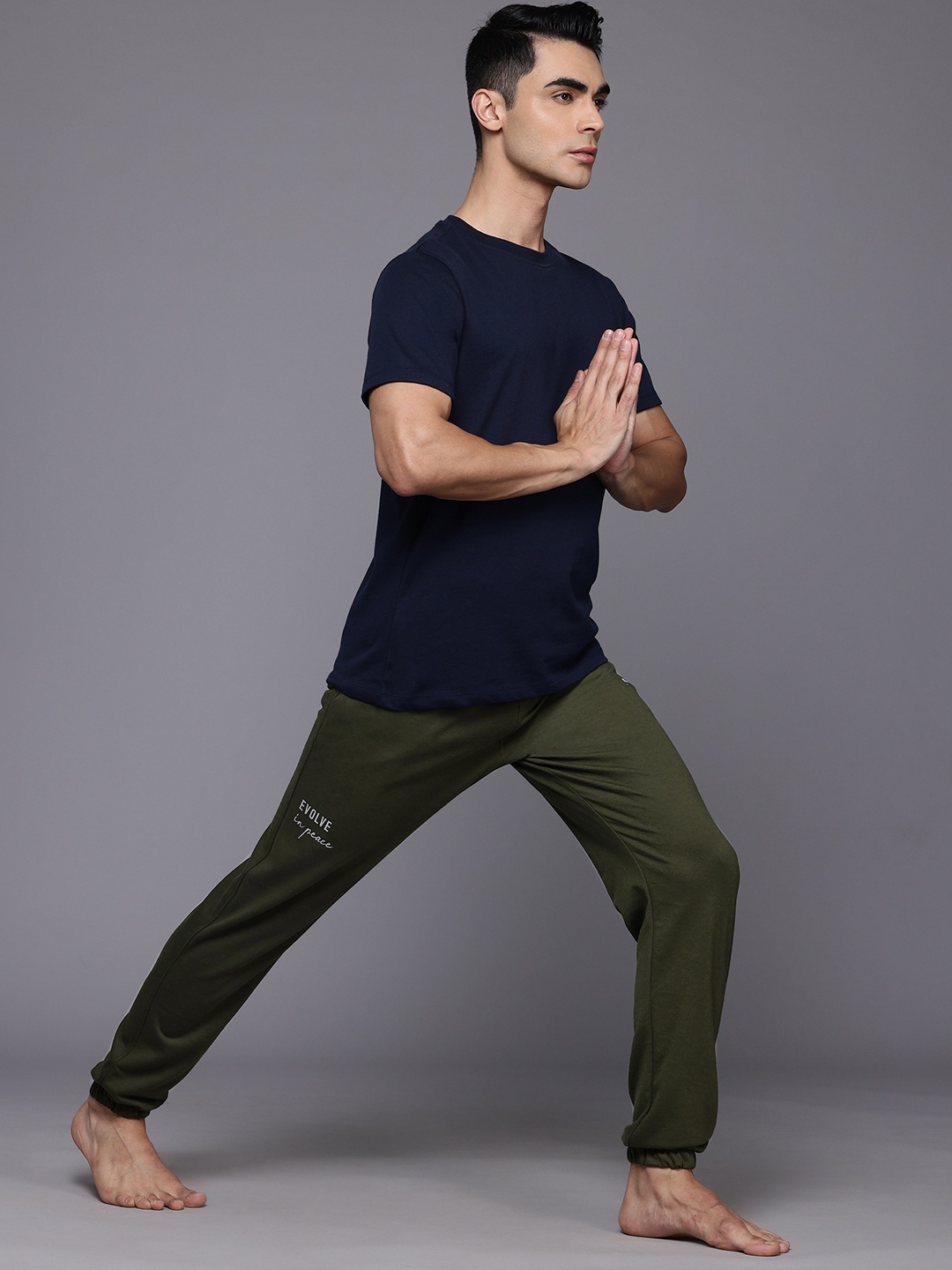 

HRX by Hrithik Roshan Men Yoga Joggers, Olive