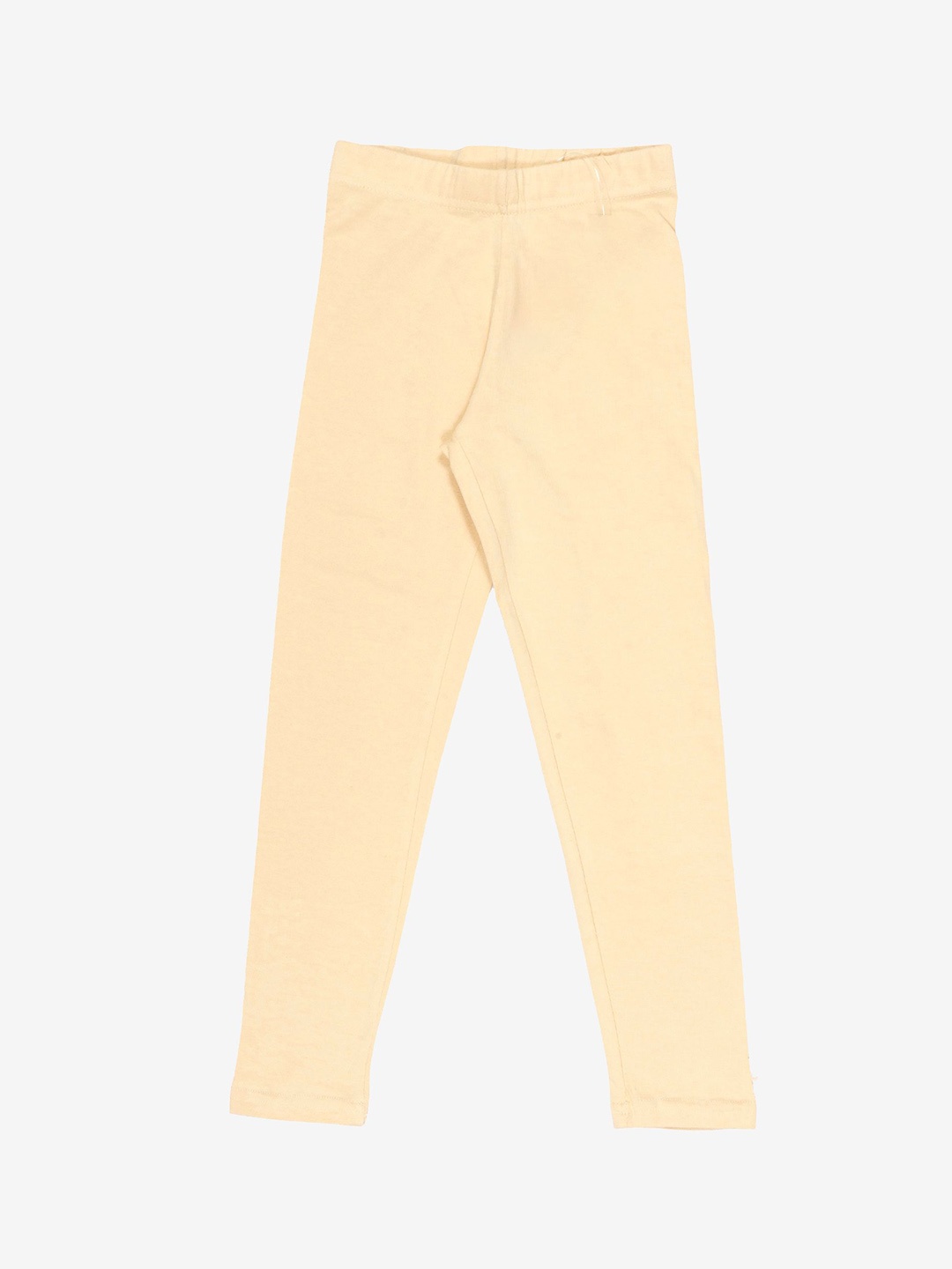 

DYCA Girls Ankle Length Cotton Leggings, Beige