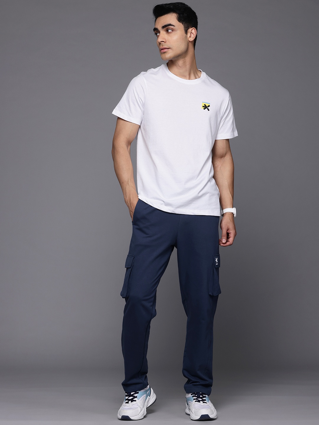 HRX by Hrithik Roshan Lifestyle Printed T-shirt, White