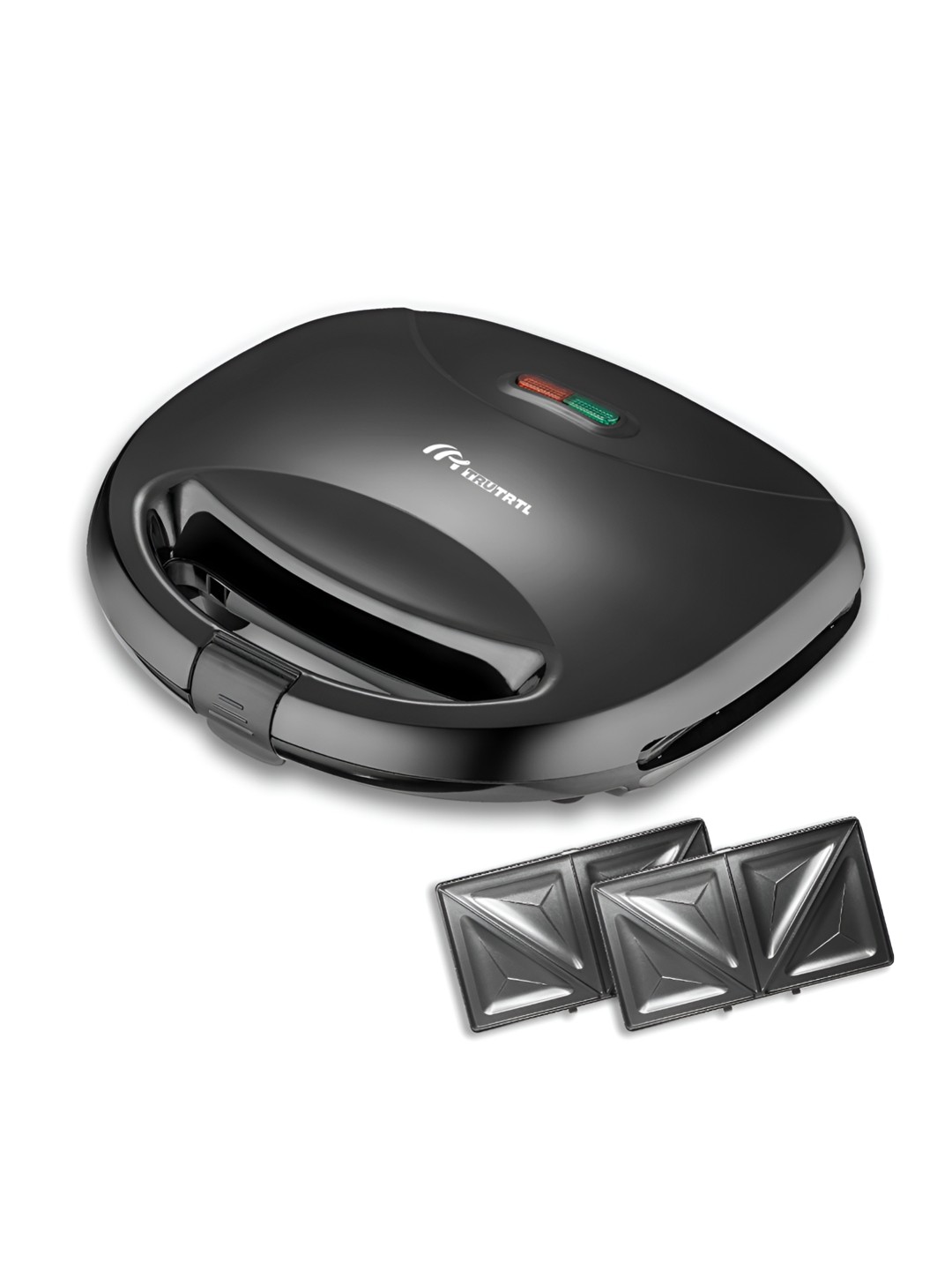 

Trutrtl Black Non-Stick Plates Sandwich Maker 750 Watts