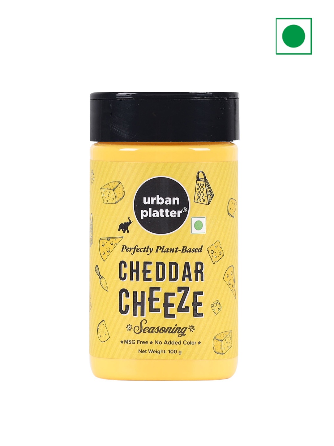

URBAN PLATTER Cheddar Cheese Powder- 100g, Yellow