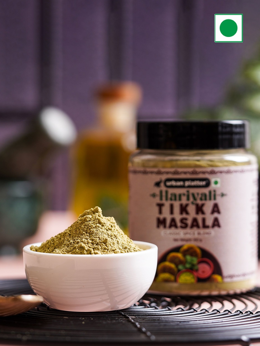 

URBAN PLATTER Hariyali Tikka Masala- 150g, Brown
