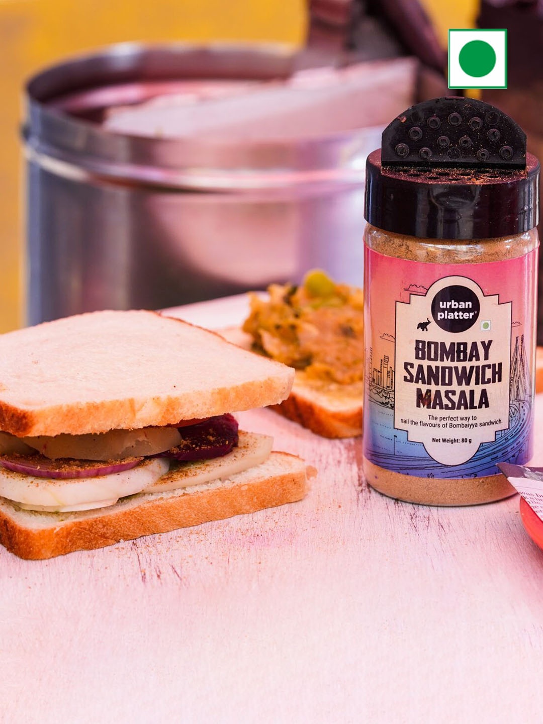 

URBAN PLATTER Bombay Sandwich Masala- 80g, Brown