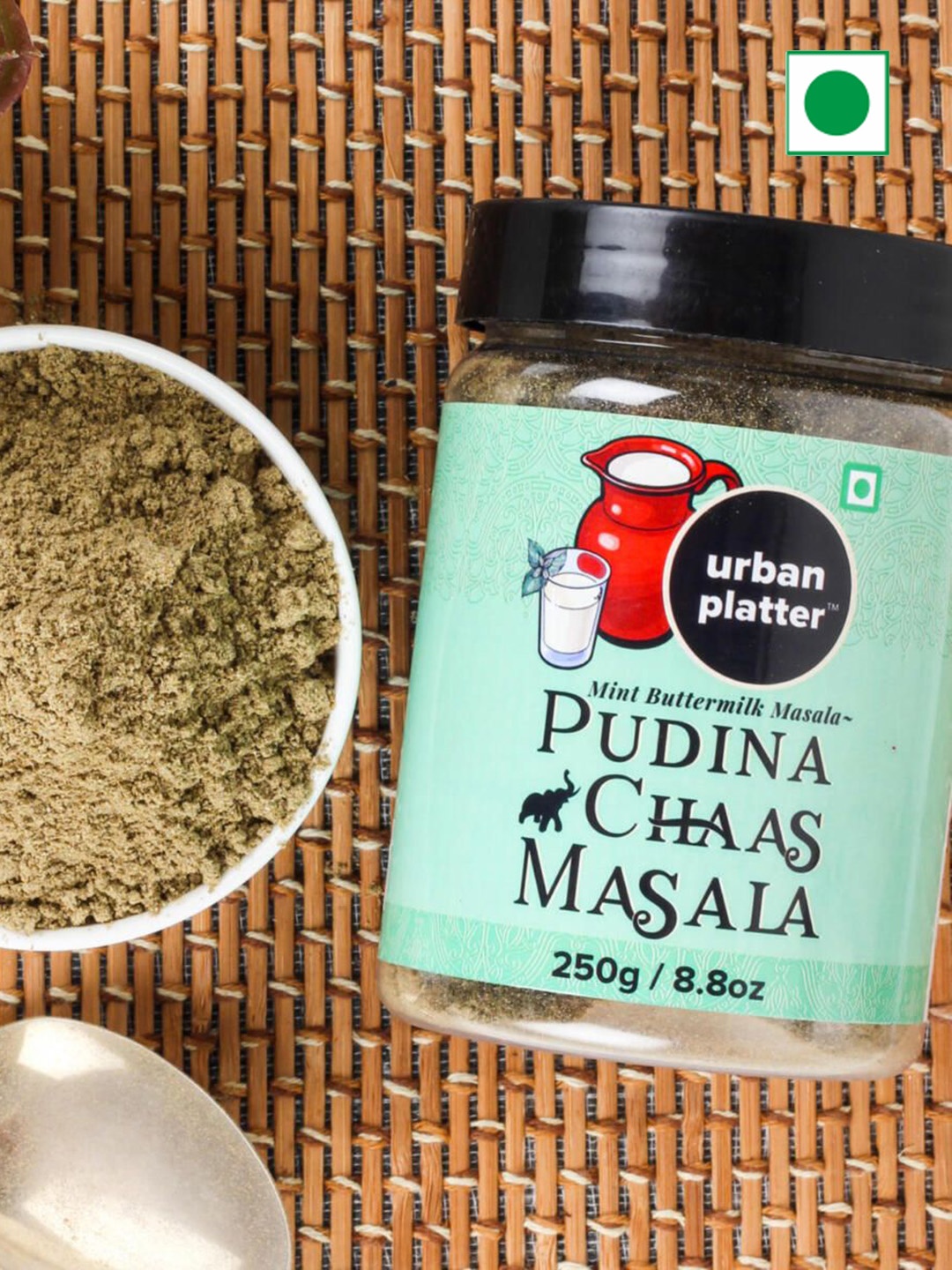 

URBAN PLATTER Pudina Chaas Masala-250g, Brown
