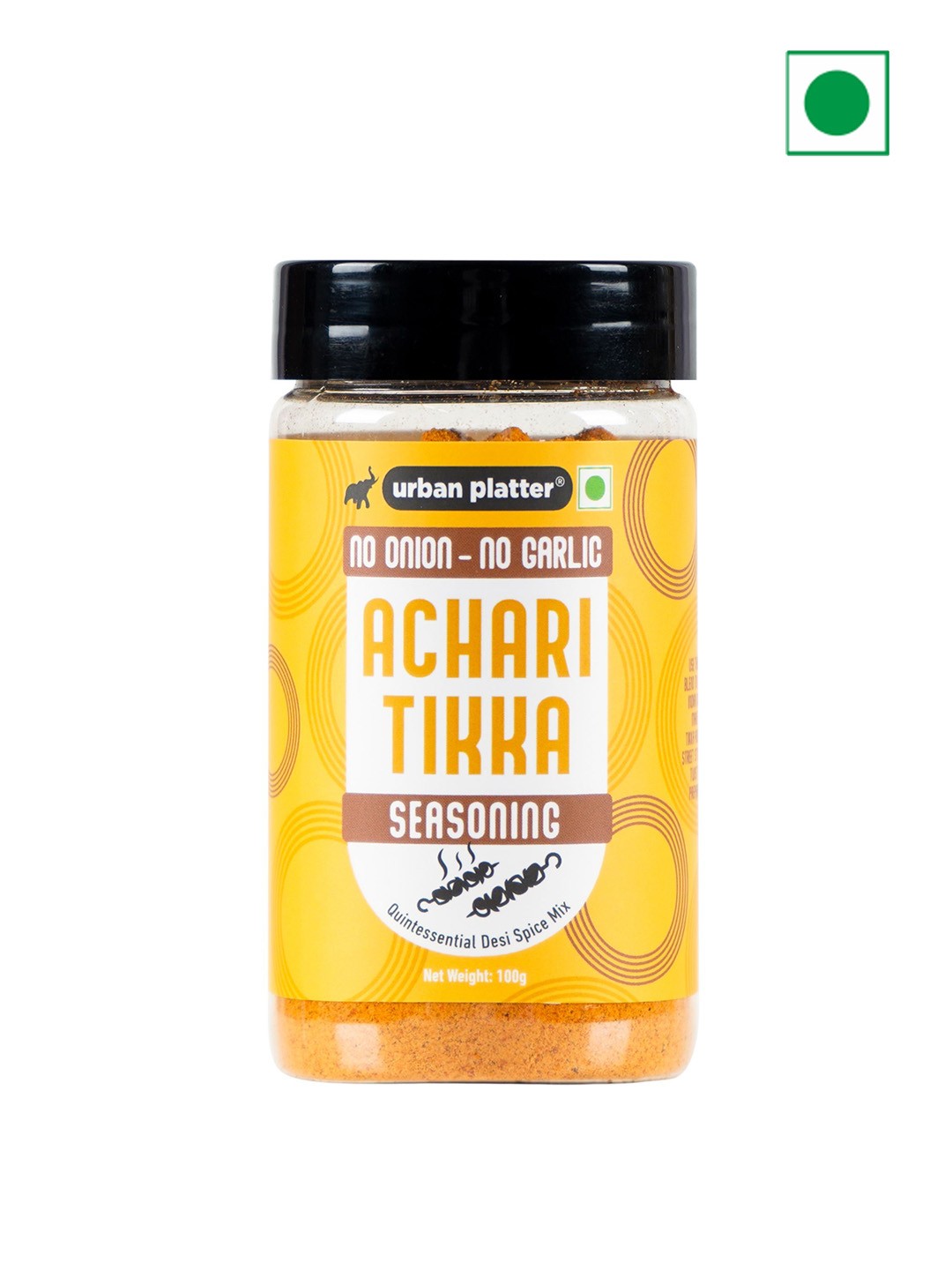 

URBAN PLATTER Jain Achari Tikka Seasoning-100g, Orange