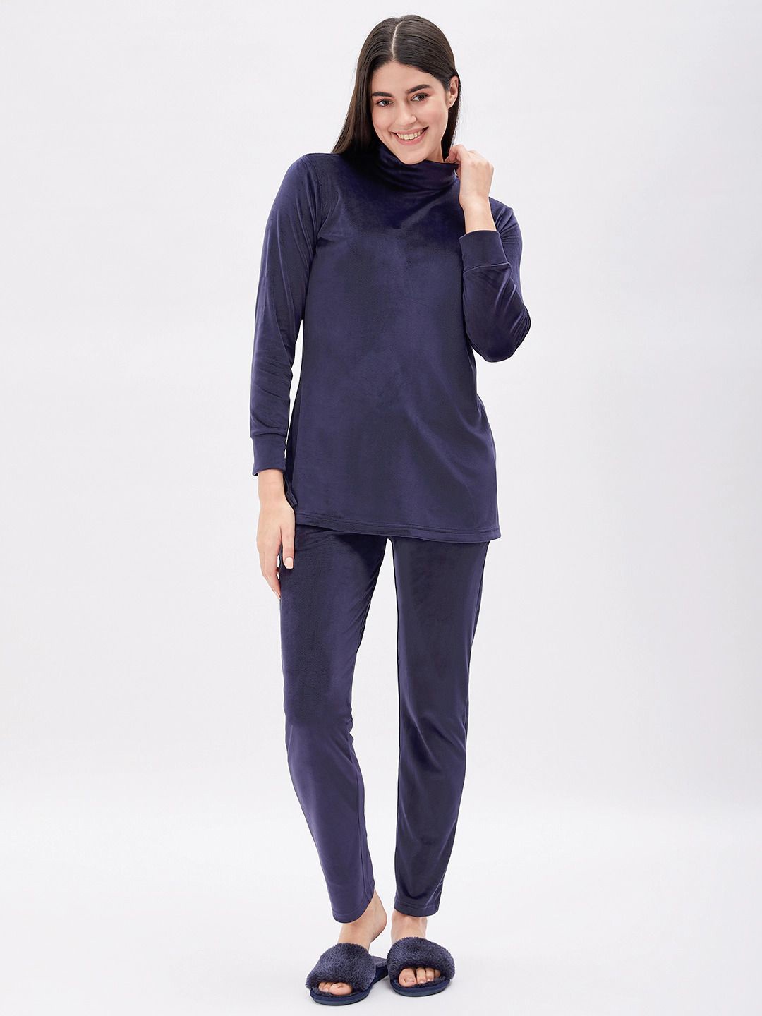 

Sweet Dreams Women Night suit, Navy blue