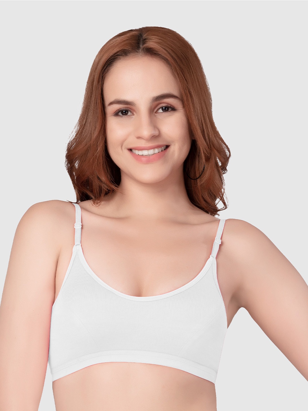 

Daisy Dee Full Coverage Non Padded Full Coverage Beginner Bra, White