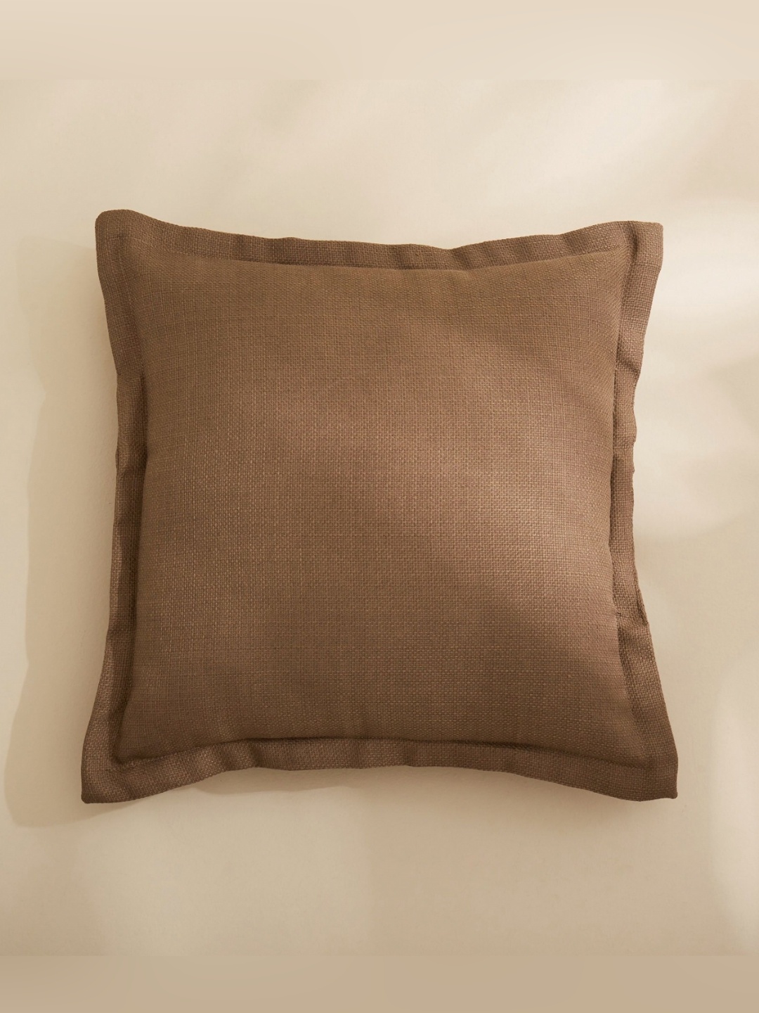 

Home Centre Brown Textured Muse Filled Square Cushion